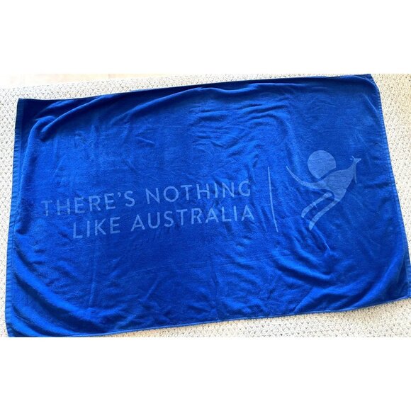NOTHING LIKE AUSTRALIA BEACH TOWEL Kangaroo Sun FINE LINEN Spa Beach Pool Water - Picture 1 of 5
